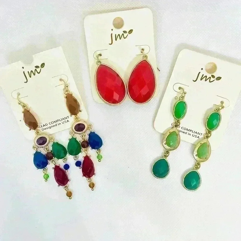 Statement Earrings Bundle - 3 set